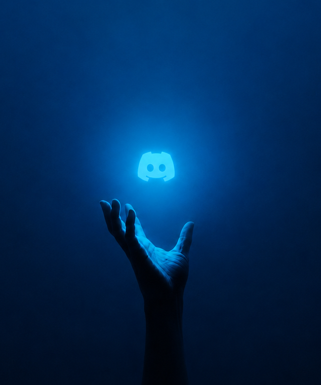 Discord hand illustration
